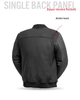 Willie Men's Motorcycle Leather Jacket - First Manufacturing Company - Flyclothing LLC