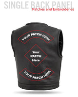 Lowside Men's Motorcycle Leather Vest