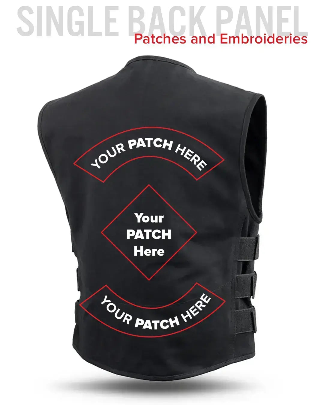 Knox - Men's Motorcycle Swat Style 20oz. Canvas Vest - First Manufacturing Company - Flyclothing LLC