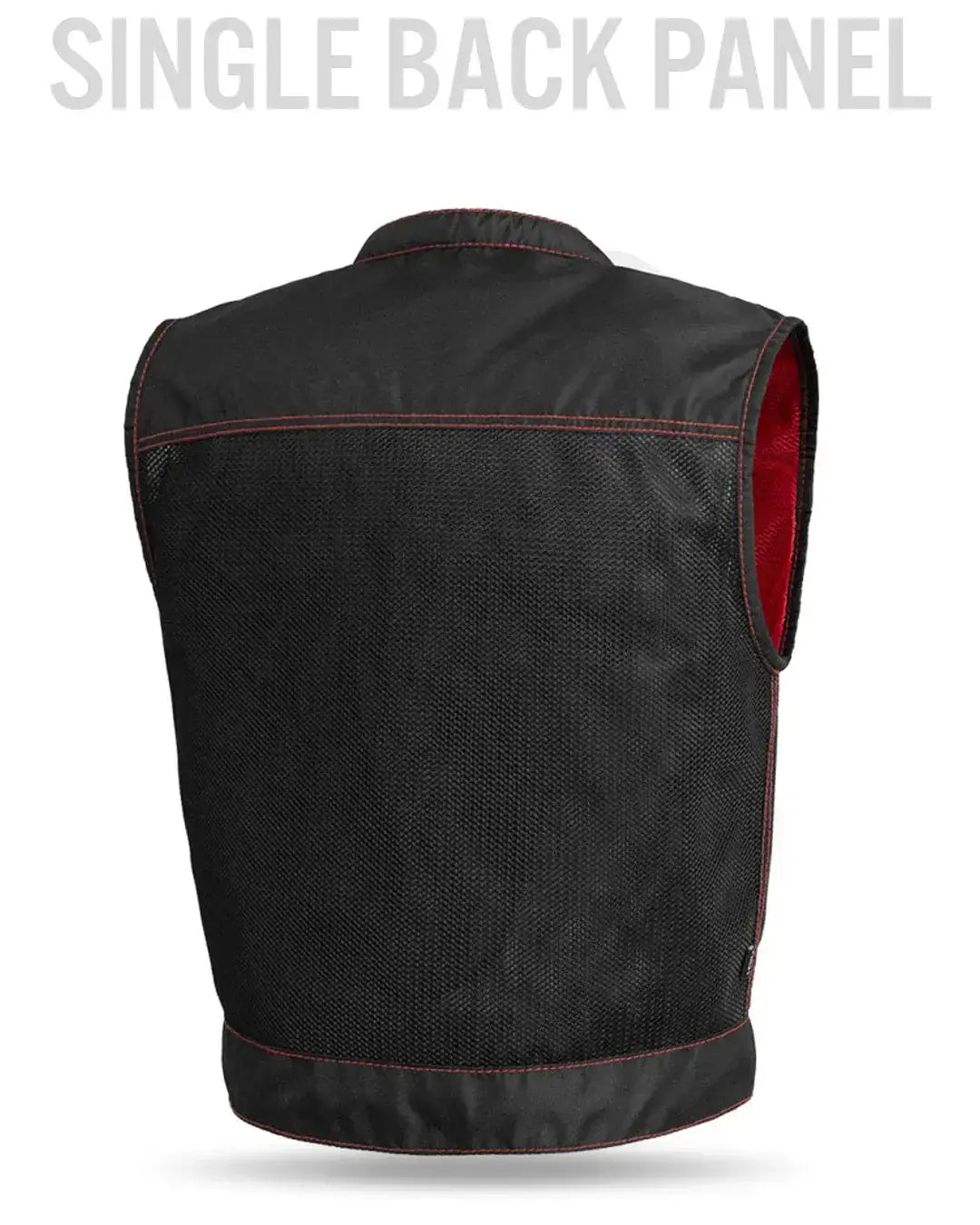 Lowrider Moto Mesh Men's Motorcycle Vest - First Manufacturing Company - Flyclothing LLC