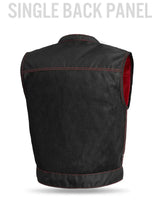 Lowrider Moto Mesh Men's Motorcycle Vest - First Manufacturing Company - Flyclothing LLC