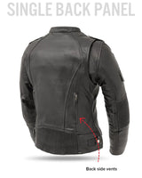 Tantrum - Women's Motorcycle Leather Jacket - First Manufacturing Company - Flyclothing LLC