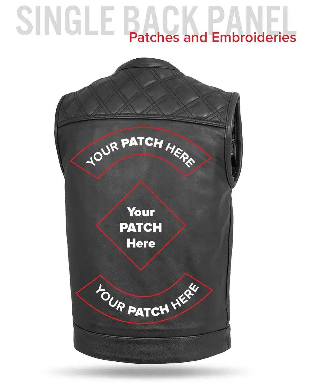 FMCo Men's Signature Leather Vest - First Manufacturing Company - Flyclothing LLC