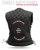 Bonnie Moto Mesh Women's Motorcycle Vest - Diamond Quilt - First Manufacturing Company - Flyclothing LLC