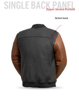 Willie Men's Motorcycle Leather Jacket - First Manufacturing Company - Flyclothing LLC