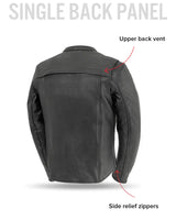Revolt Men's Motorcycle Leather Jacket - First Manufacturing Company - Flyclothing LLC