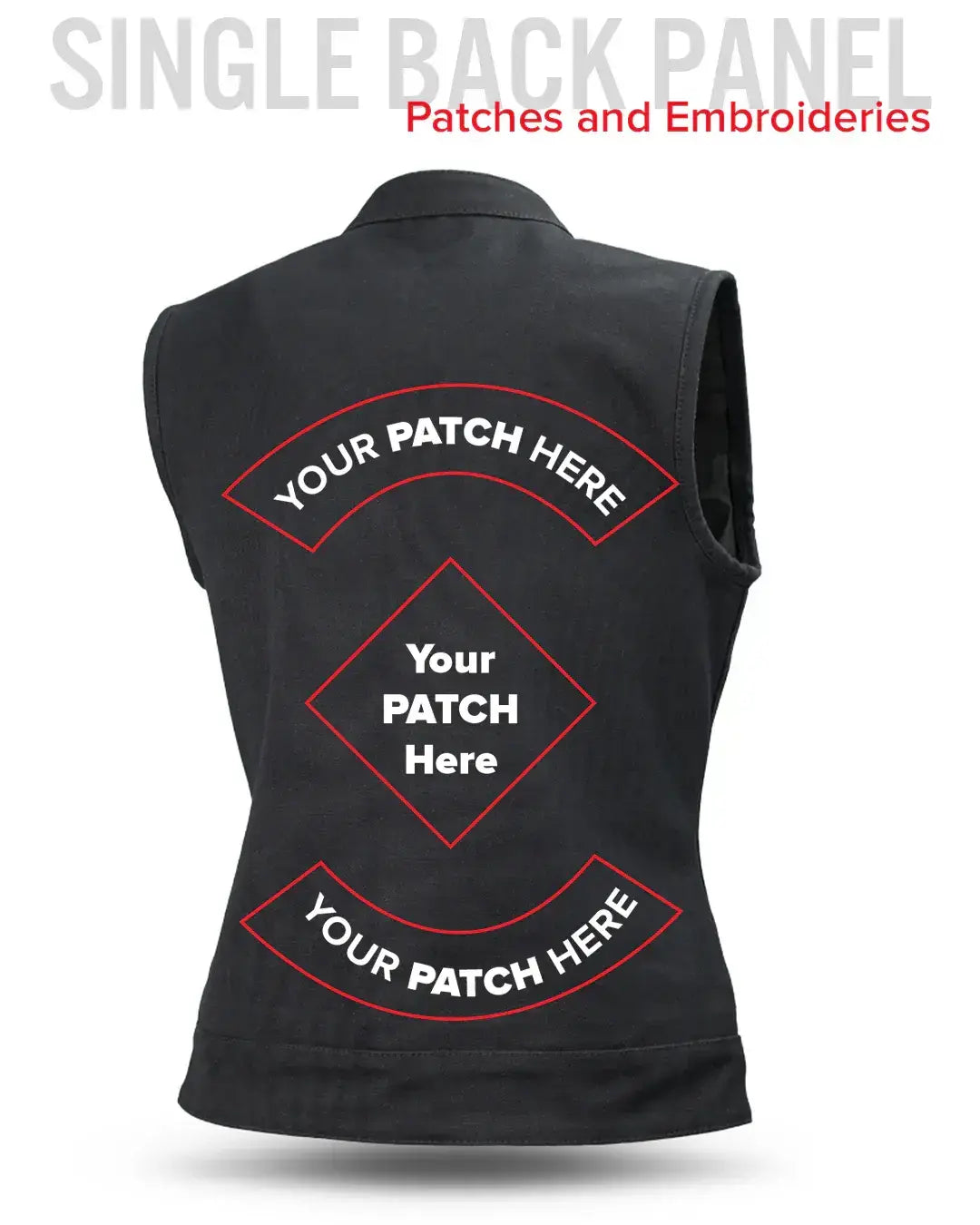 Ludlow Women's Motorcycle Canvas Vest - First Manufacturing Company - Flyclothing LLC