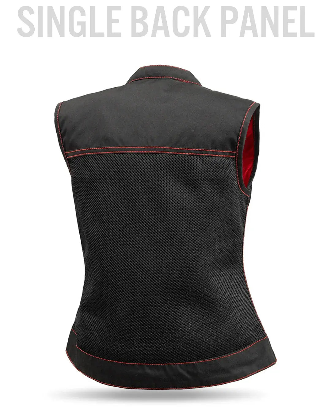 Jessica Moto Mesh Women's Motorcycle Vest - First Manufacturing Company - Flyclothing LLC