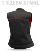 Jessica Moto Mesh Women's Motorcycle Vest - First Manufacturing Company - Flyclothing LLC