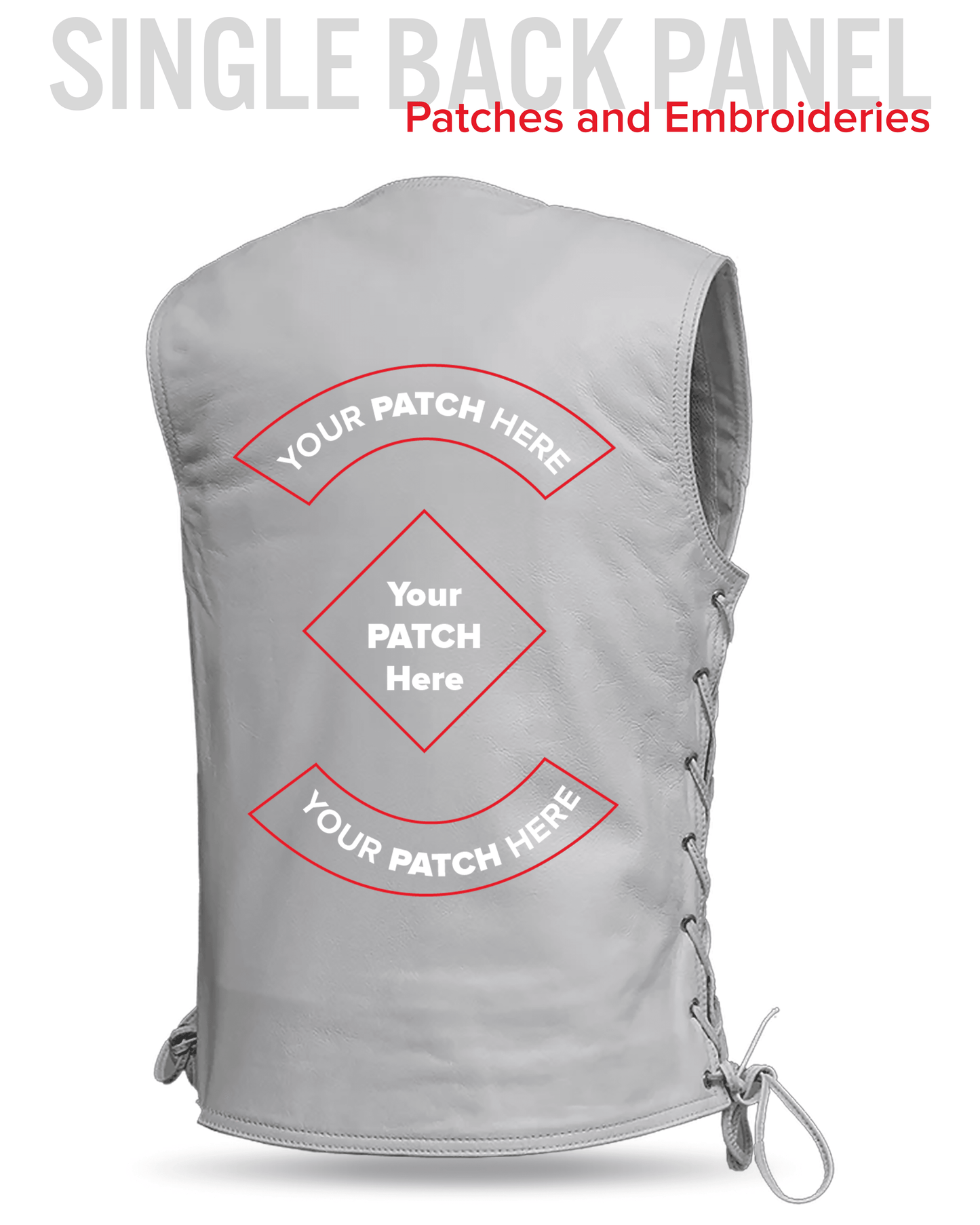 Beryl - Women's Motorcycle Leather Vest - White - First Manufacturing Company - Flyclothing LLC