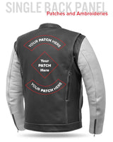 Vincent Men's Cafe Style Leather Jacket - First Manufacturing Company - Flyclothing LLC