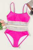 Scoop Neck Spaghetti Strap Two-Piece Swim Set - Trendsi - Flyclothing LLC