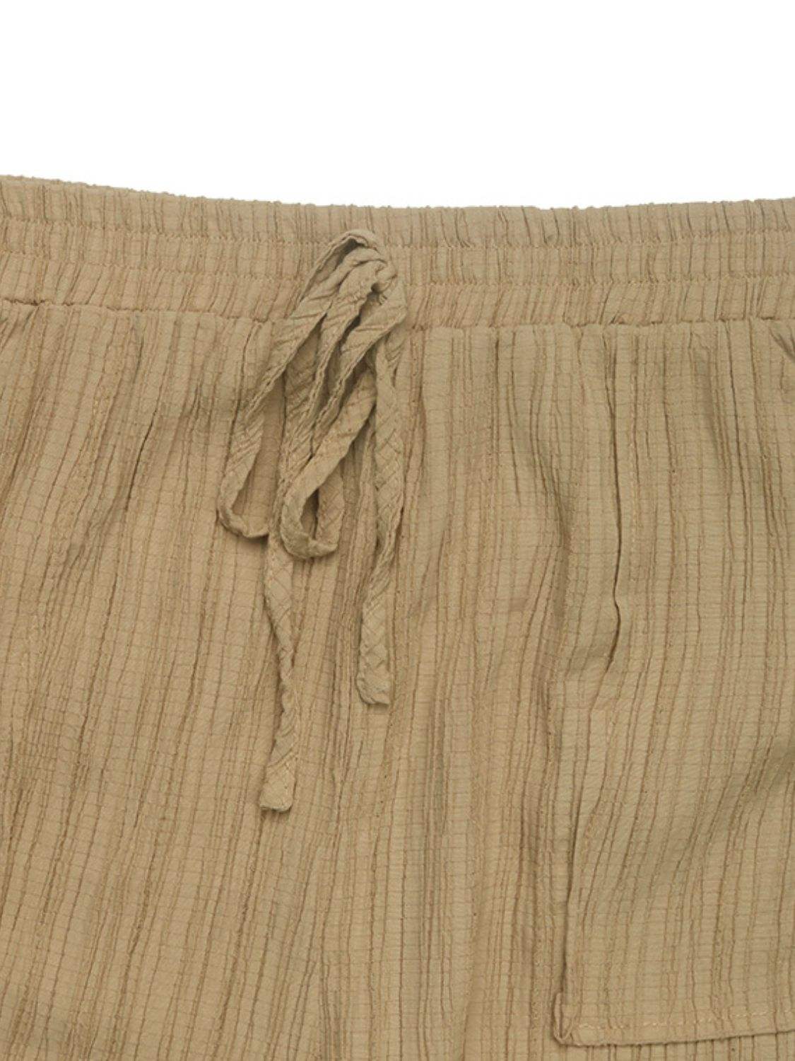 Textured High Waist Joggers - Trendsi - Flyclothing LLC