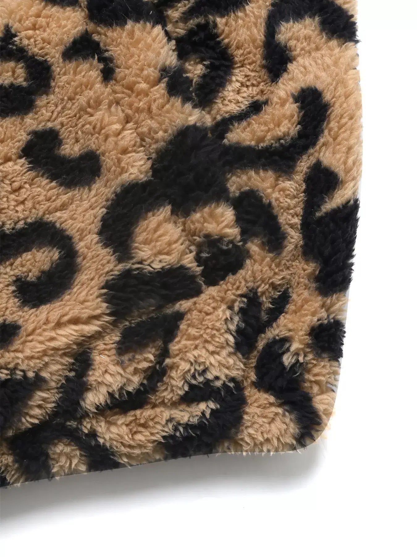 Leopard Zip Up Fleece Jacket - Trendsi - Flyclothing LLC