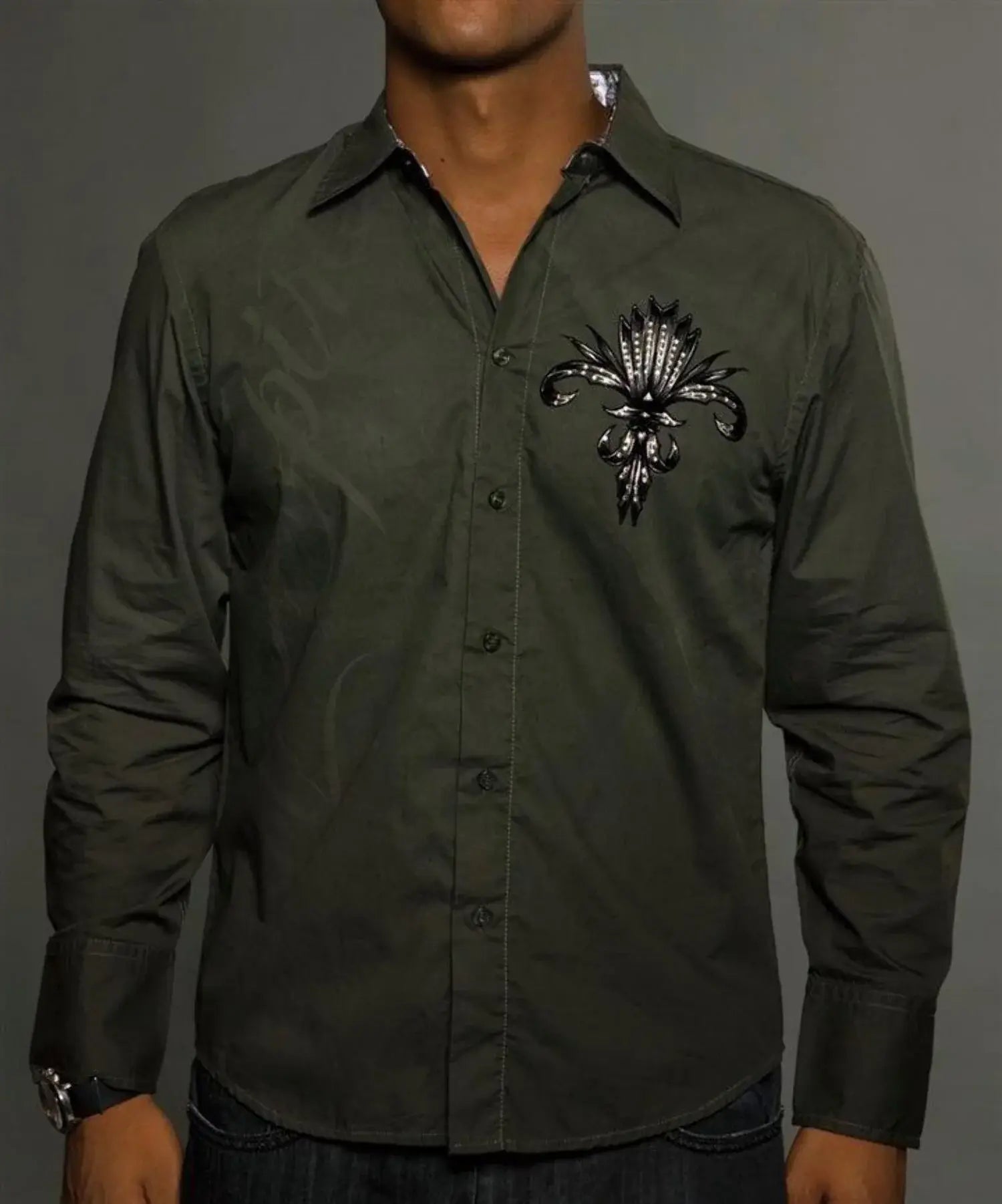 Rebel Spirit Men's Woven Shirt - Rebel Spirit Clothing - Flyclothing LLC