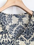 Printed Ruffled Cap Sleeve Top and Pants Set - Trendsi