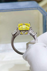 5 Carat Moissanite 925 Sterling Silver Ring - Trendsi - Flyclothing LLC