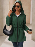 Ivy Lane Outdoor Waterproof Long Sleeve Hooded Windbreaker - Trendsi - Flyclothing LLC