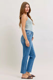 Judy Blue High-Waisted Straight-Leg Jeans - Trendsi - Flyclothing LLC
