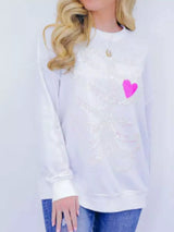 Full Size Halloween Round Neck Long Sleeve Sweatshirt Plus Size - Trendsi - Flyclothing LLC
