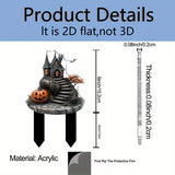Acrylic Halloween Garden Decoration Picks - My Store - Flyclothing LLC
