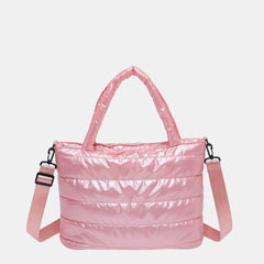 PU Leather Detachable Strap Crossbody Bag - Trendsi