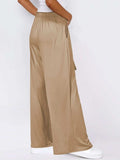 Tied Wide Leg Pants with Pockets - Trendsi - Flyclothing LLC