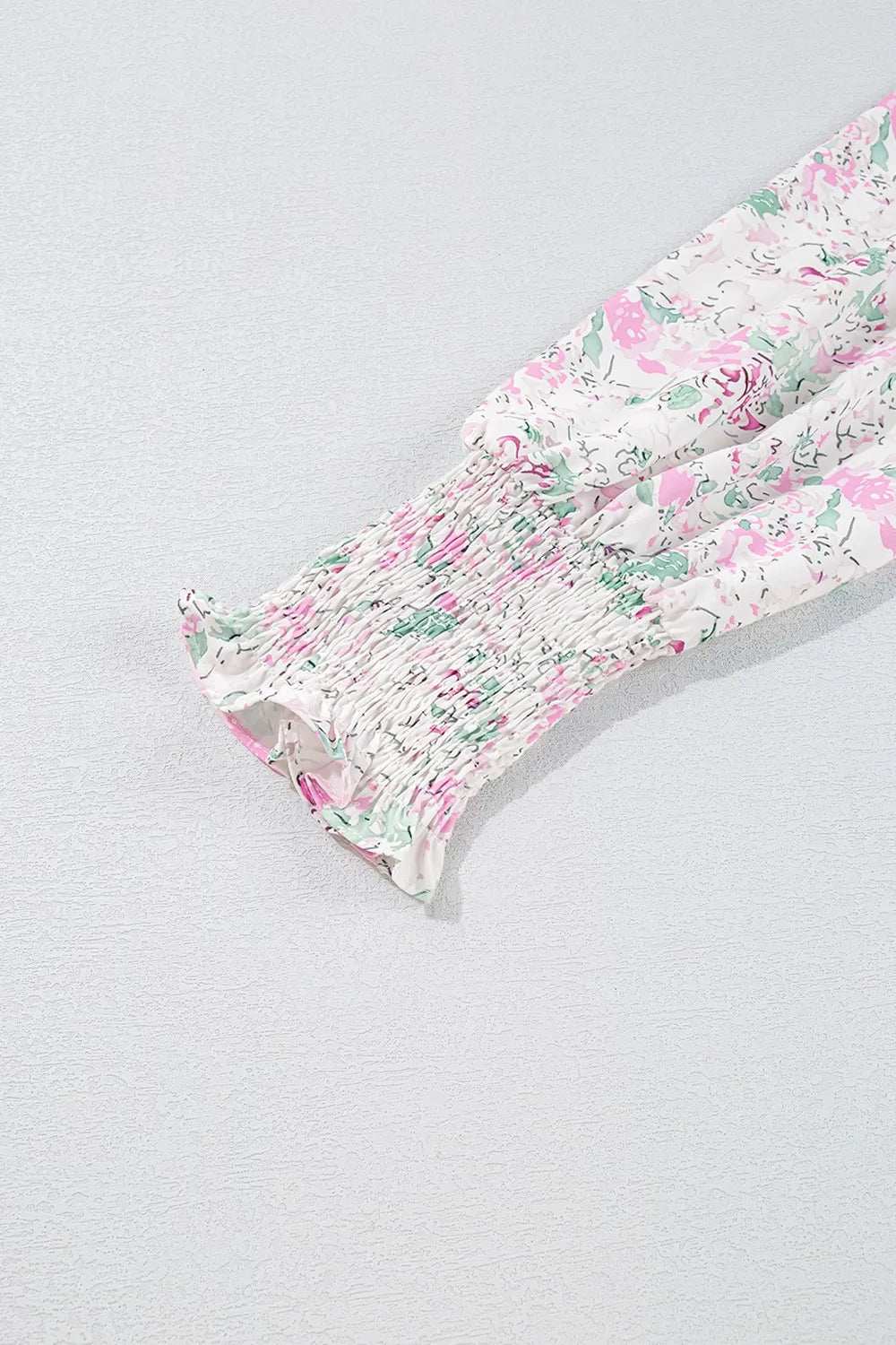 Printed Round Neck Long Sleeve Blouse - Trendsi - Flyclothing LLC