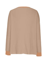 Waffle Knit Round Neck Long Sleeve T-Shirt - Trendsi - Flyclothing LLC