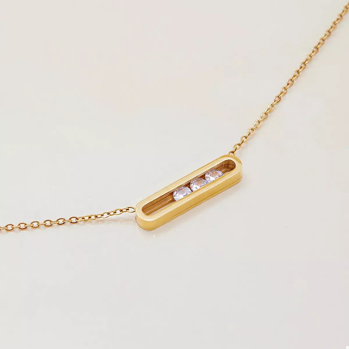 18K Gold-Plated Pendant Necklace - Trendsi - Flyclothing LLC