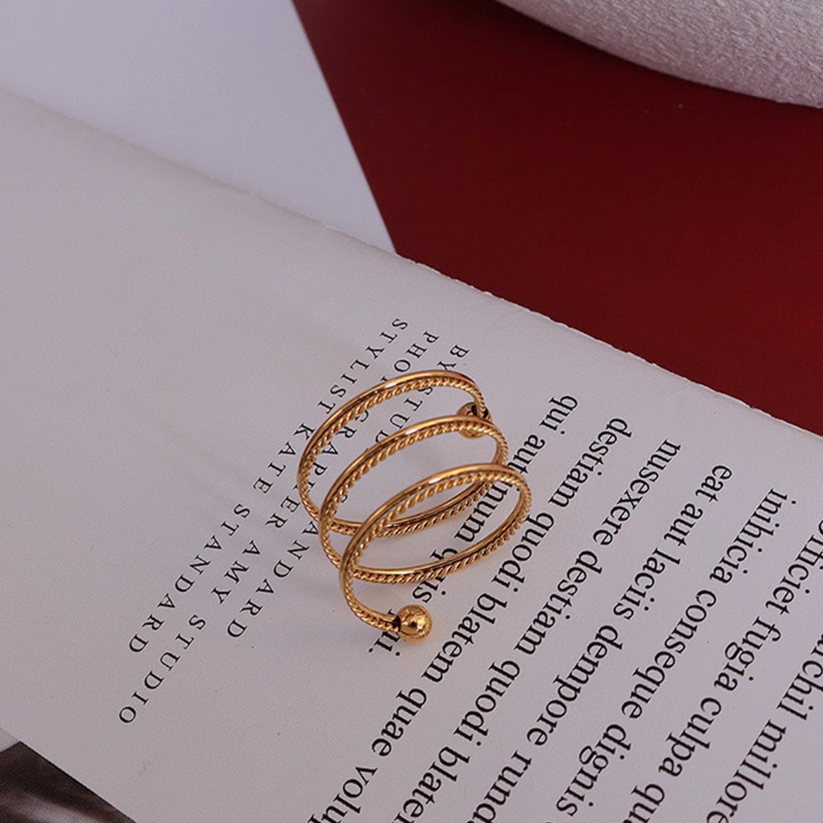 Titanium Steel Wrap Ring - Trendsi