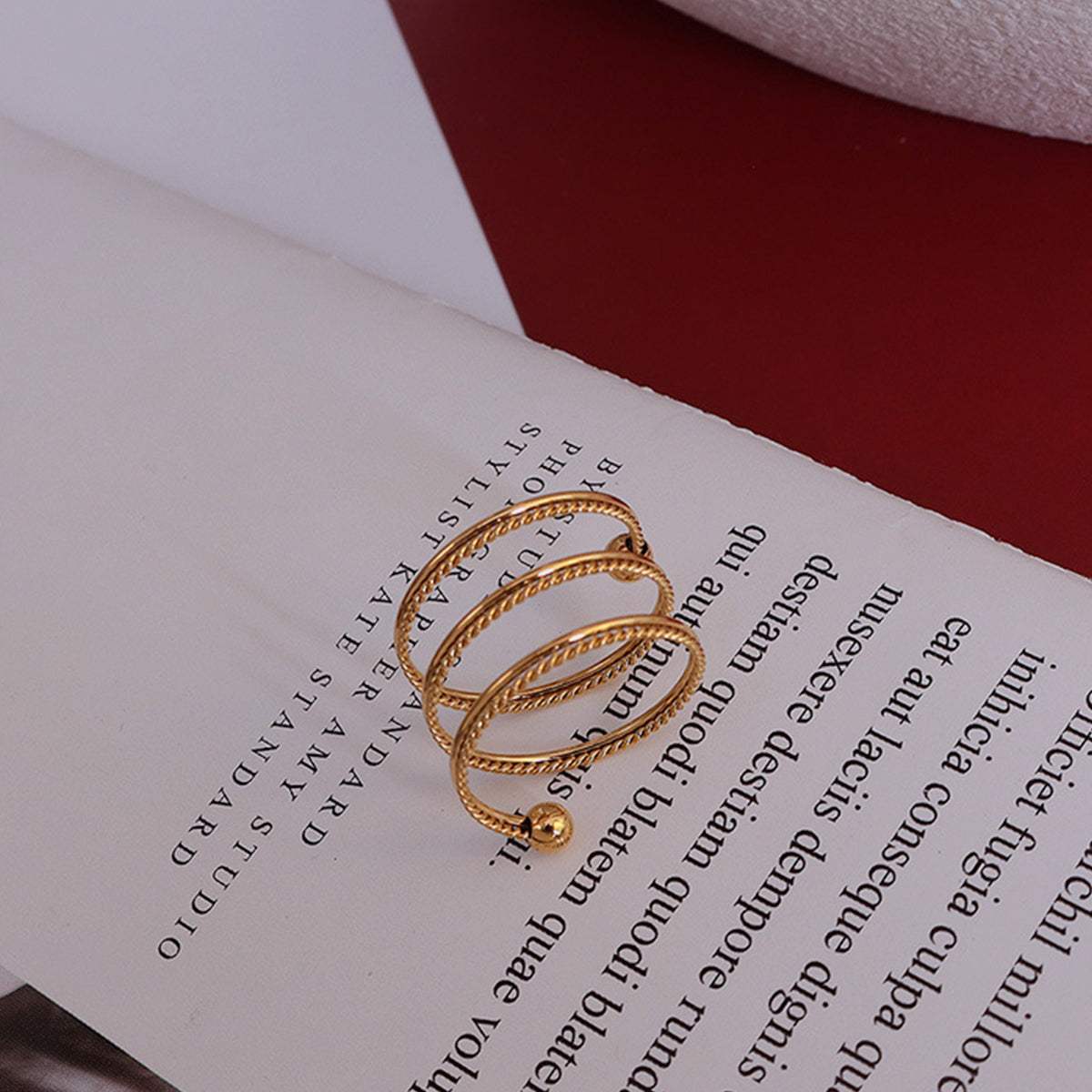Titanium Steel Wrap Ring - Trendsi - Flyclothing LLC