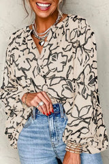 Floral Print Button-Down Shirt - Trendsi - Flyclothing LLC