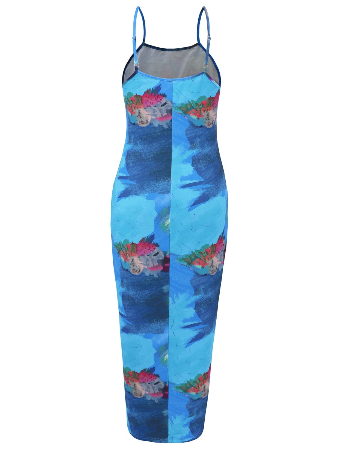 Printed Spaghetti Strap Cami Dress - Trendsi