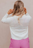 XOXO Round Neck Drop Shoulder Sweater - Trendsi - Flyclothing LLC