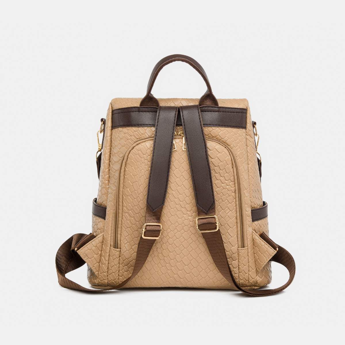 PU Leather Backpack Bag - Trendsi - Flyclothing LLC