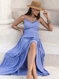 Lace Detail V-Neck Cami Dress - Trendsi - Flyclothing LLC