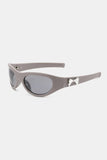 Polycarbonate Frame Cat-Eye Sunglasses - Trendsi