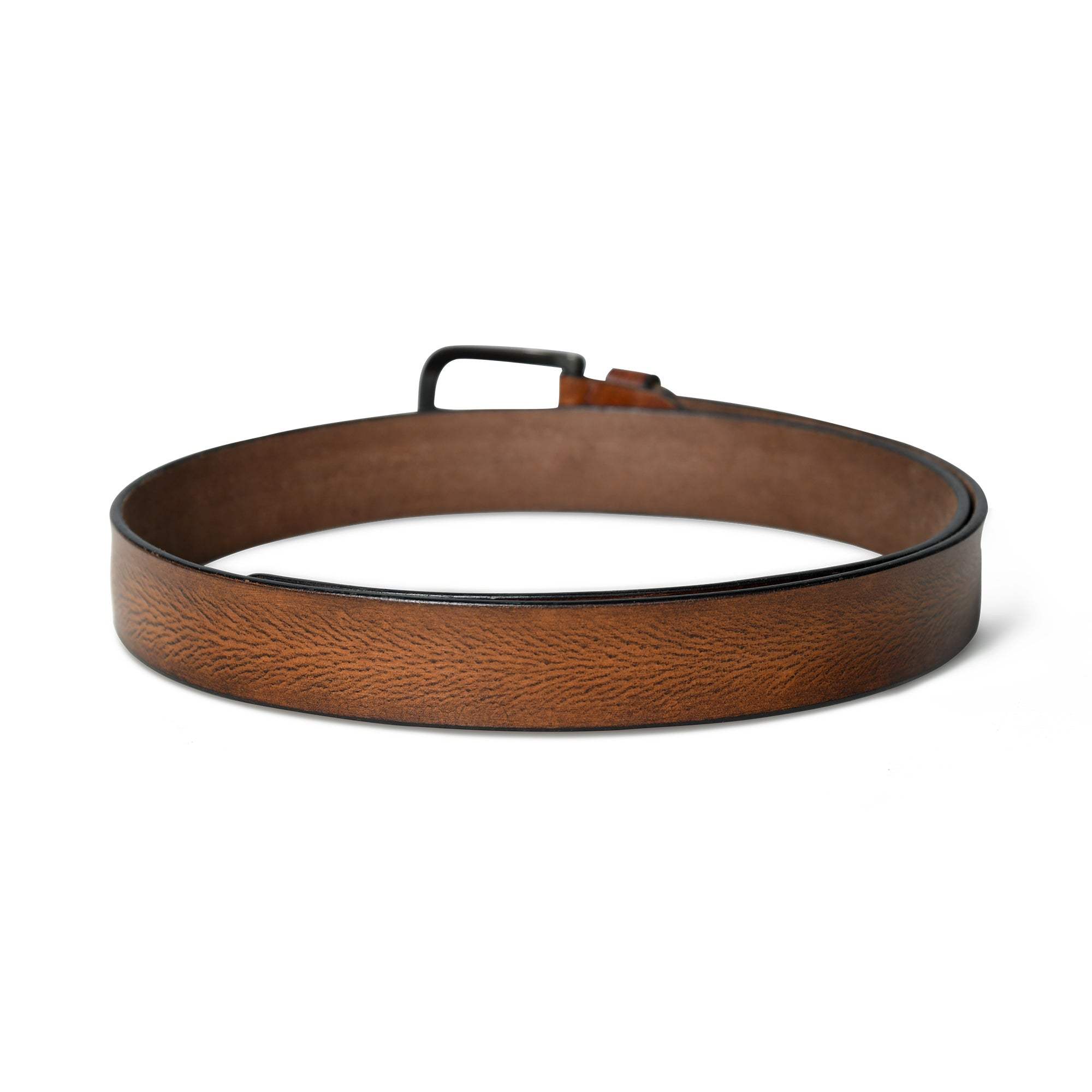 Eden Tan Men's Leather Belt - Classy Leather Bags - Flyclothing LLC