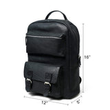 NoirTrek Leather Backpack 2.0 - Classy Leather Bags - Flyclothing LLC