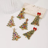 Christmas Tree Dangle Earrings - Trendsi - Flyclothing LLC