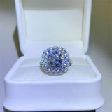 2 Carat Moissanite 925 Sterling Silver Ring - Trendsi