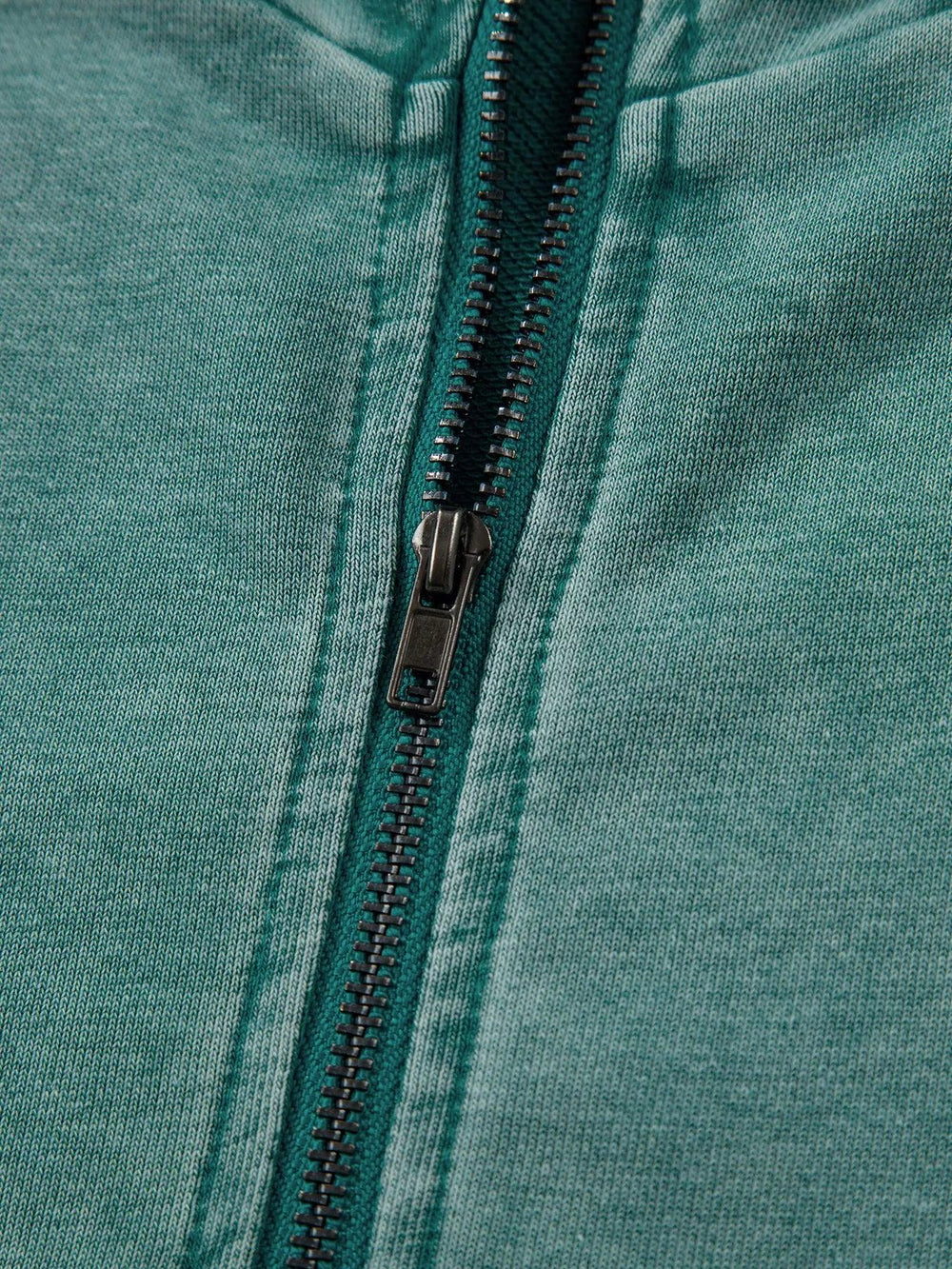 Half Zip Kangaroo Pocket Mineral Wash Baggy Hoodie - Trendsi - Flyclothing LLC