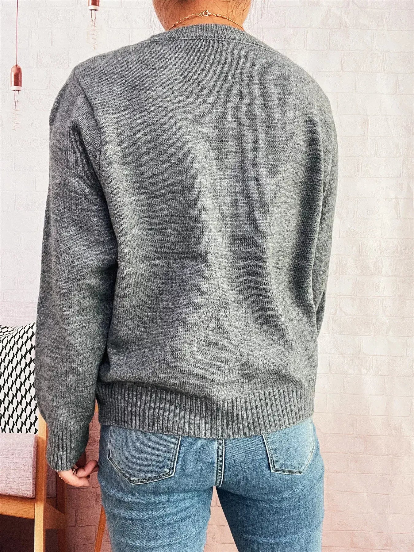 Floral Ribbed Hem Tie Front Cardigan - Trendsi - Flyclothing LLC