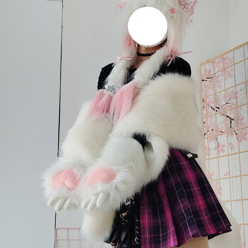 Plush-style Animal Costume Claw Gloves For Women - My Store - Flyclothing LLC