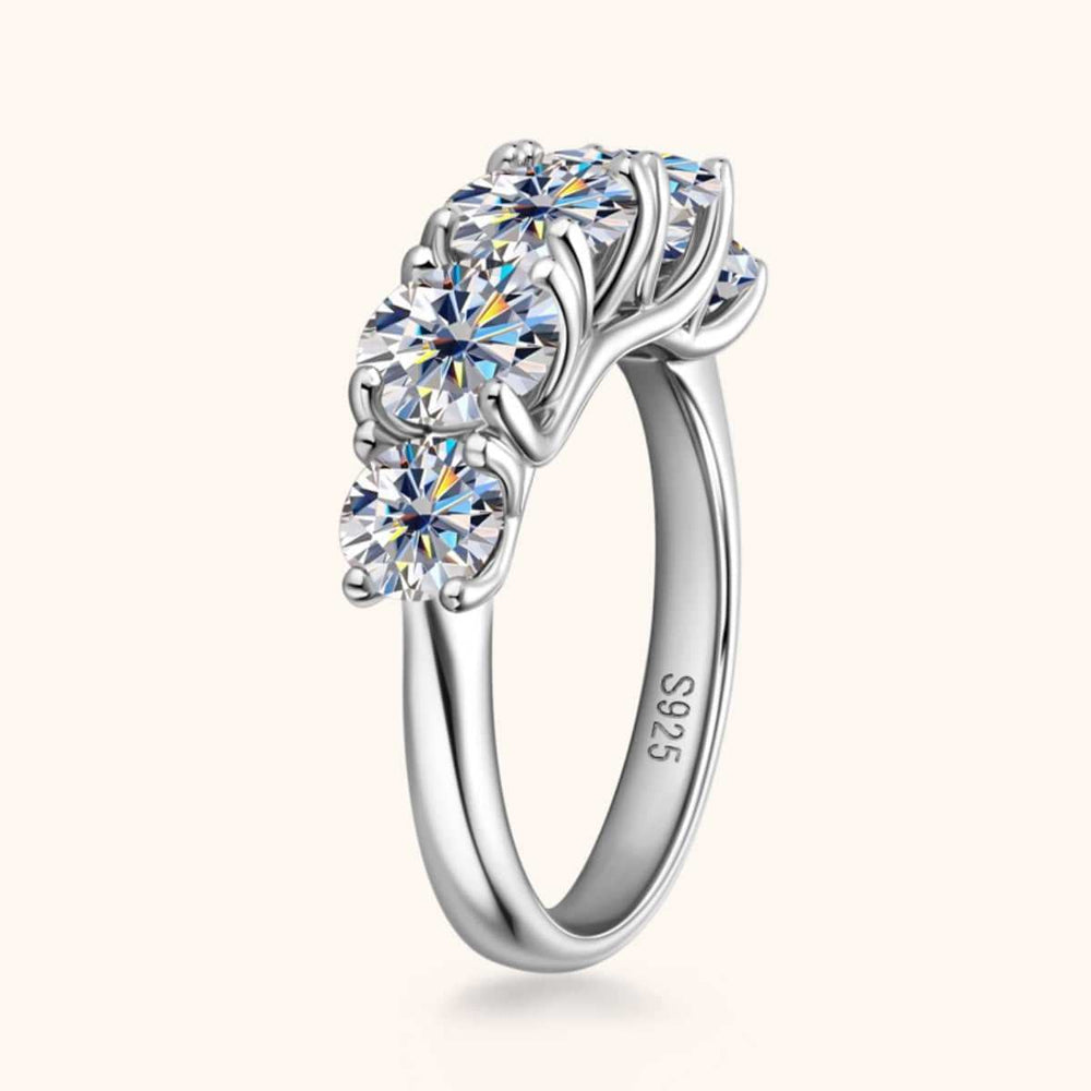 3.6 Carat Moissanite 925 Sterling Silver Ring - Trendsi - Flyclothing LLC