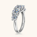 3.6 Carat Moissanite 925 Sterling Silver Ring - Trendsi
