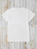 HAPPY EASTER Round Neck Short Sleeve T-Shirt - Trendsi