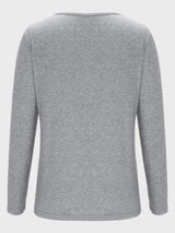 Crisscross V-Neck Long Sleeve T-Shirt - Trendsi - Flyclothing LLC