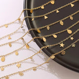 Titanium Steel Charm Necklace - Trendsi